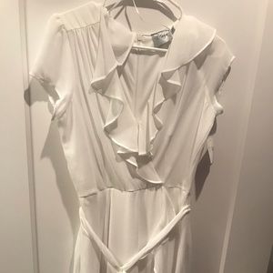 White Chiffon Dress